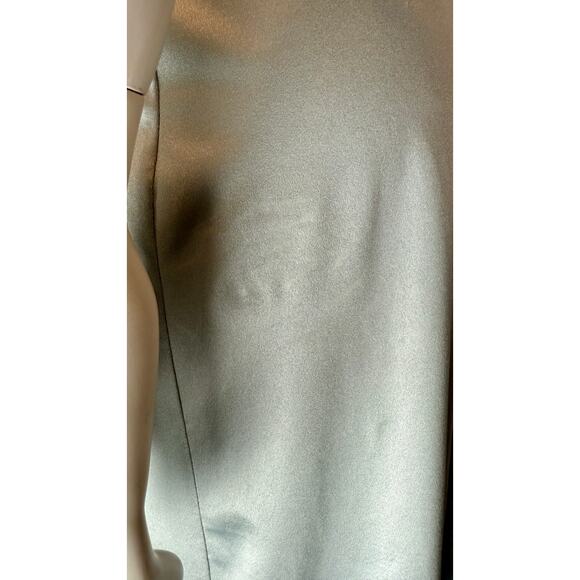 1990s Dolce & Gabbana Silver Chain Wet Look Bodycon Beach Dress - Picture 10 of 13